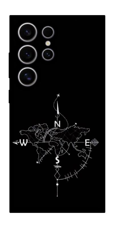 Чохол itsPrint Compass для Samsung Galaxy S25 Ultra, black, купити оптом з доставкою