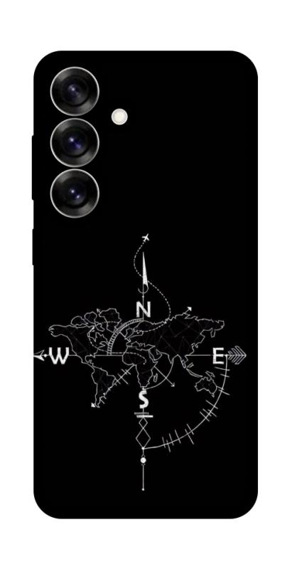 Чохол itsPrint Compass для Samsung Galaxy S25+, black, купити оптом з доставкою