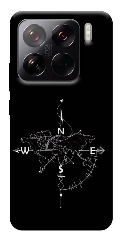 Чохол itsPrint Compass для Xiaomi 15 Pro, black, купити оптом з доставкою