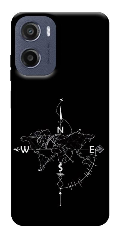 Чохол itsPrint Compass для Motorola Moto G05, black, купити оптом з доставкою