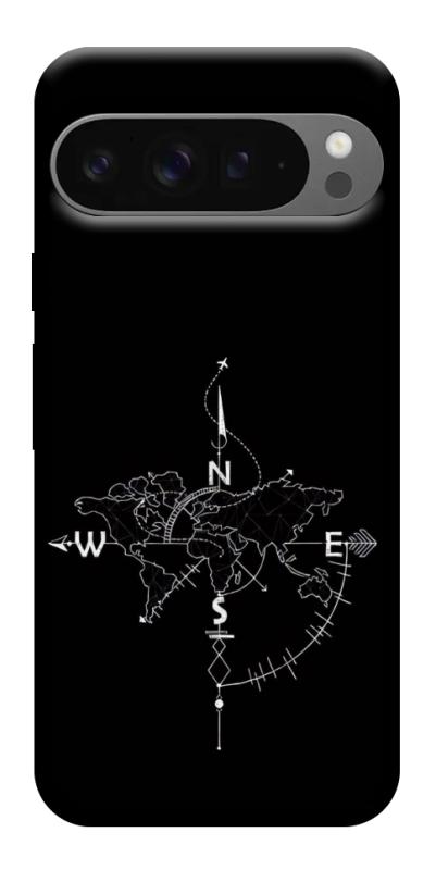 Чохол itsPrint Compass для Google Pixel 10 Pro XL, black, купити оптом з доставкою