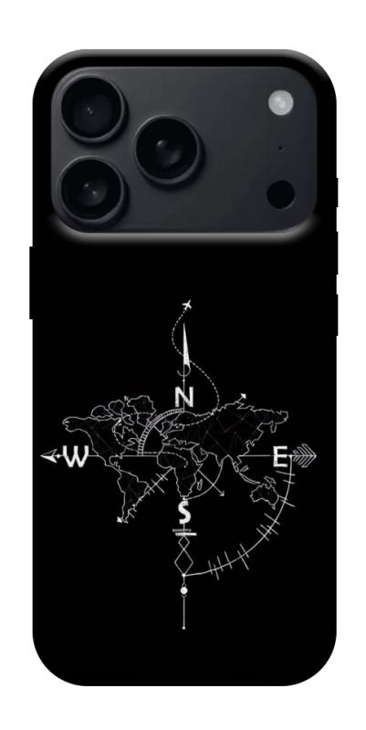 Чохол itsPrint Compass для Apple iPhone 17 Pro Max (6.9"), black, купити оптом з доставкою