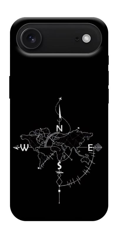 Чехол itsPrint Compass для Apple iPhone 17 Air (6.5"), black, купить оптом с доставкой