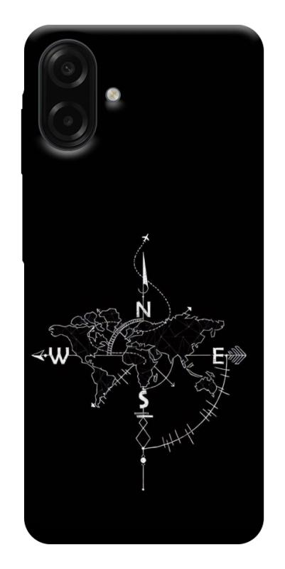 Чохол itsPrint Compass для Samsung Galaxy A07, black, купити оптом з доставкою