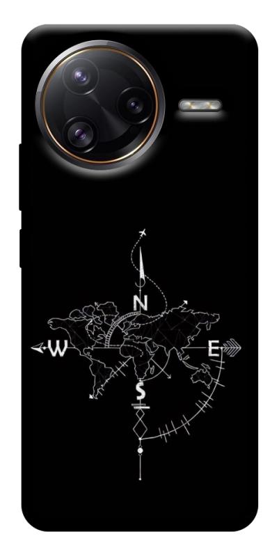 Чохол itsPrint Compass для Xiaomi Poco F7, black, купити оптом з доставкою