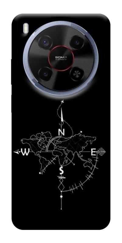 Чохол itsPrint Compass для ZTE Nubia V70 Max, black, купити оптом з доставкою
