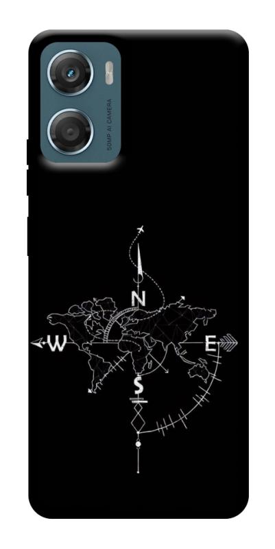 Чохол itsPrint Compass для Motorola Moto G06, black, купити оптом з доставкою