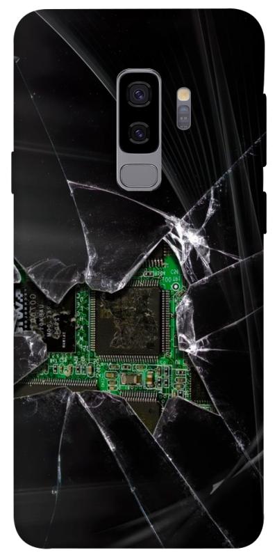 Чохол itsPrint Crash для Samsung Galaxy S9+, black, купити оптом з доставкою