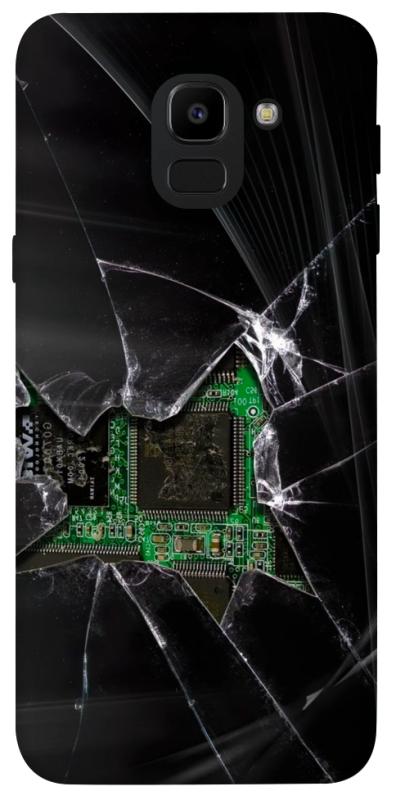 Чохол itsPrint Crash для Samsung J600F Galaxy J6 (2018), black, купити оптом з доставкою
