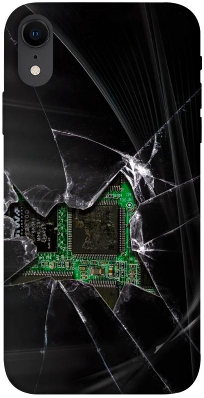 Чехол itsPrint Crash для Apple iPhone XR (6.1"), black, купить оптом с доставкой