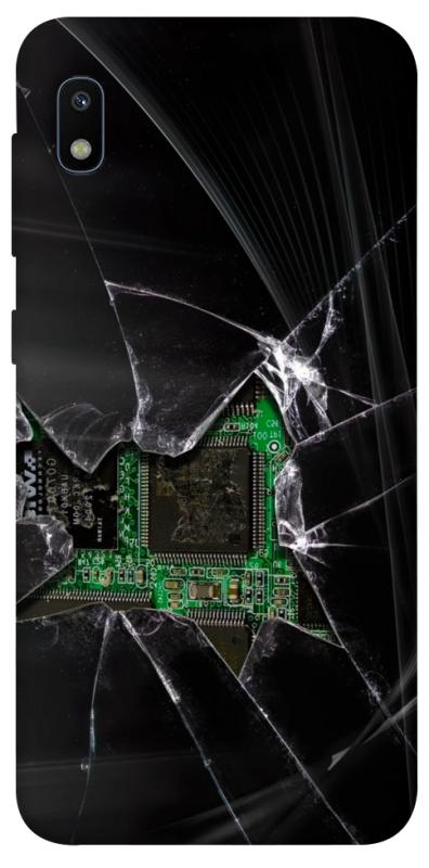 Чехол itsPrint Crash для Samsung Galaxy A10 (A105F), black, купить оптом с доставкой
