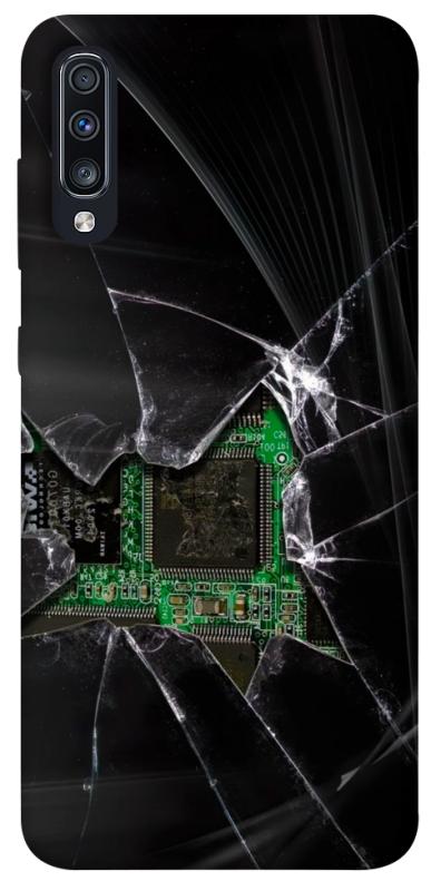 Чохол itsPrint Crash для Samsung Galaxy A70 (A705F), black, купити оптом з доставкою