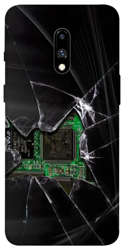 Чехол itsPrint Crash для OnePlus 7, black, купить оптом с доставкой