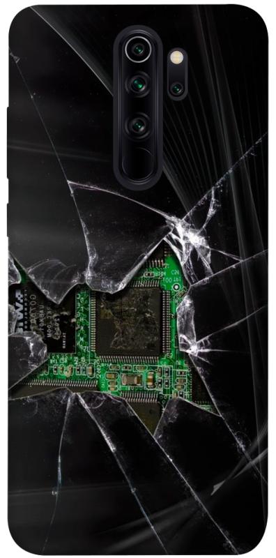 Чехол itsPrint Crash для Xiaomi Redmi Note 8 Pro, black, купить оптом с доставкой