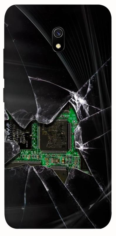 Чехол itsPrint Crash для Xiaomi Redmi 8a, black, купить оптом с доставкой