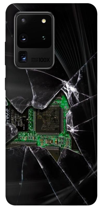 Чохол itsPrint Crash для Samsung Galaxy S20 Ultra, black, купити оптом з доставкою