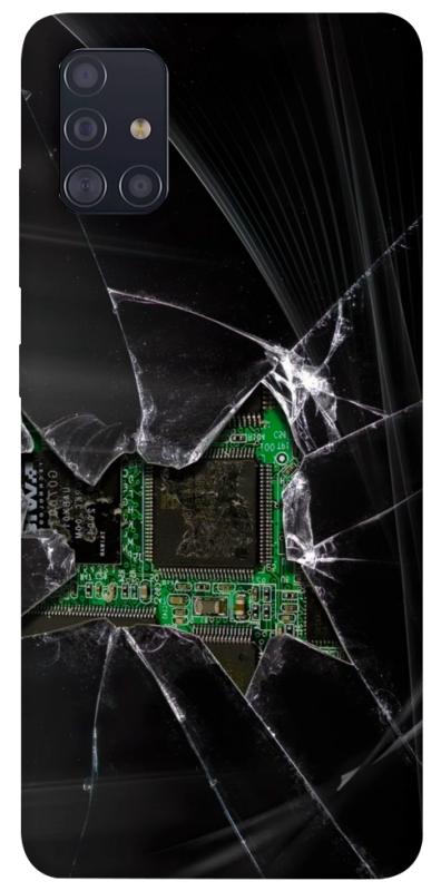 Чохол itsPrint Crash для Samsung Galaxy A51, black, купити оптом з доставкою
