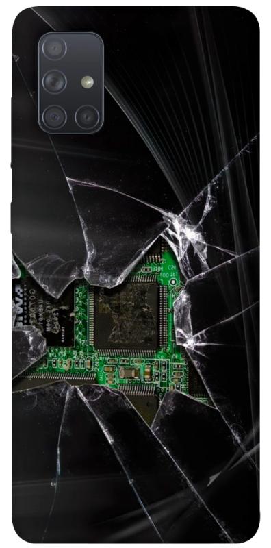 Чохол itsPrint Crash для Samsung Galaxy A71, black, купити оптом з доставкою
