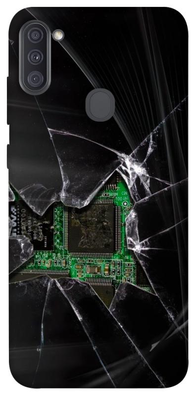 Чохол itsPrint Crash для Samsung Galaxy A11, black, купити оптом з доставкою