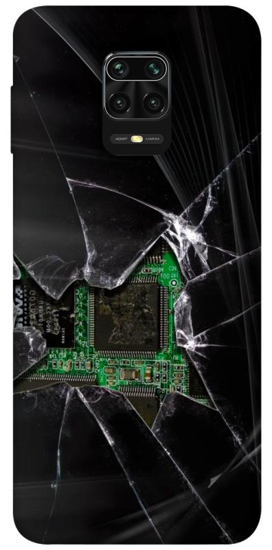 Чехол itsPrint Crash для Xiaomi Redmi Note 9s / Note 9 Pro / Note 9 Pro Max, black, купить оптом с доставкой