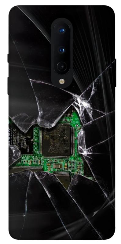 Чехол itsPrint Crash для OnePlus 8, black, купить оптом с доставкой