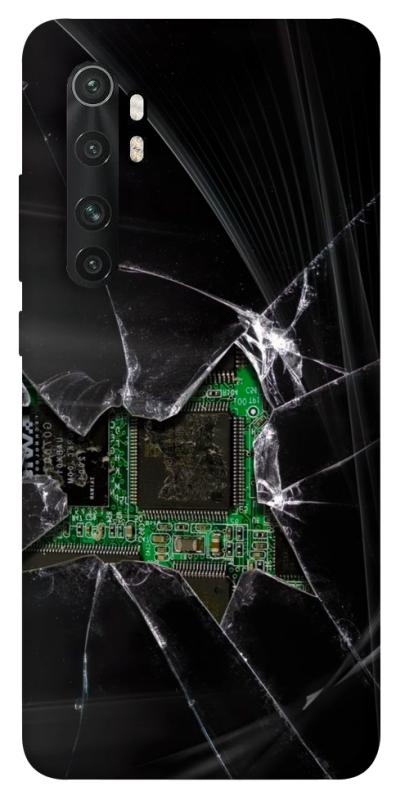 Чехол itsPrint Crash для Xiaomi Mi Note 10 Lite, black, купить оптом с доставкой