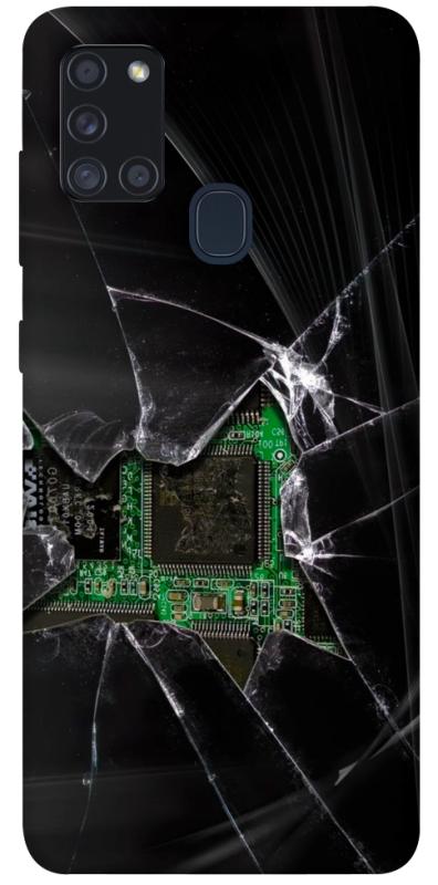 Чохол itsPrint Crash для Samsung Galaxy A21s, black, купити оптом з доставкою