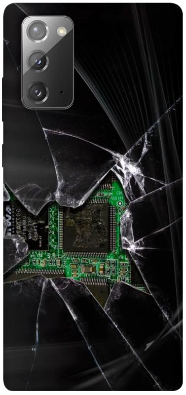 Чохол itsPrint Crash для Samsung Galaxy Note 20, black, купити оптом з доставкою