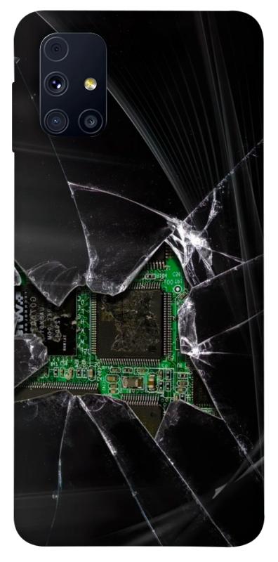 Чохол itsPrint Crash для Samsung Galaxy M31s, black, купити оптом з доставкою