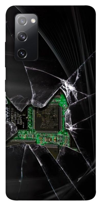 Чехол itsPrint Crash для Samsung Galaxy S20 FE, black, купить оптом с доставкой