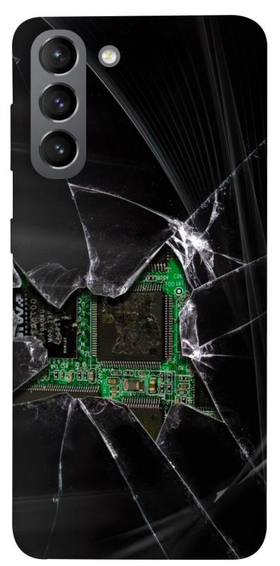 Чохол itsPrint Crash для Samsung Galaxy S21, black, купити оптом з доставкою