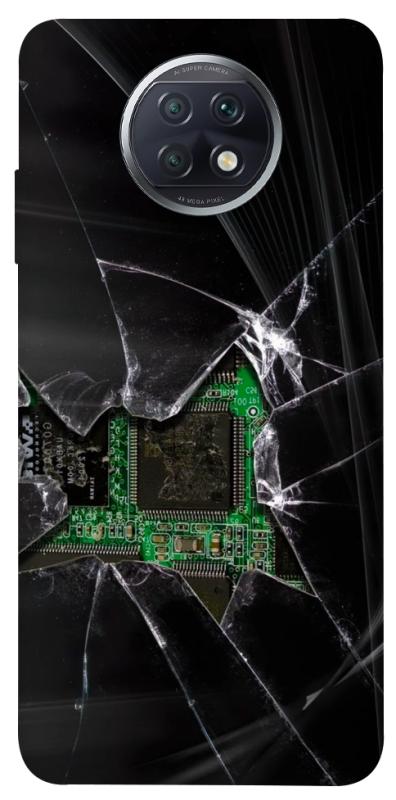 Чехол itsPrint Crash для Xiaomi Redmi Note 9 5G / Note 9T, black, купить оптом с доставкой