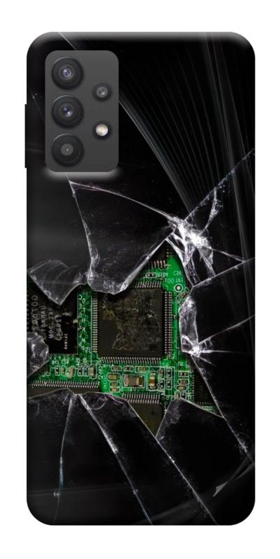 Чехол itsPrint Crash для Samsung Galaxy A32 (A326B) 5G, black, купить оптом с доставкой