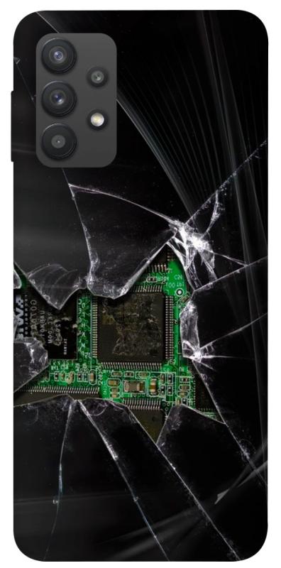 Чохол itsPrint Crash для Samsung Galaxy A32 (A325F) 4G, black, купити оптом з доставкою