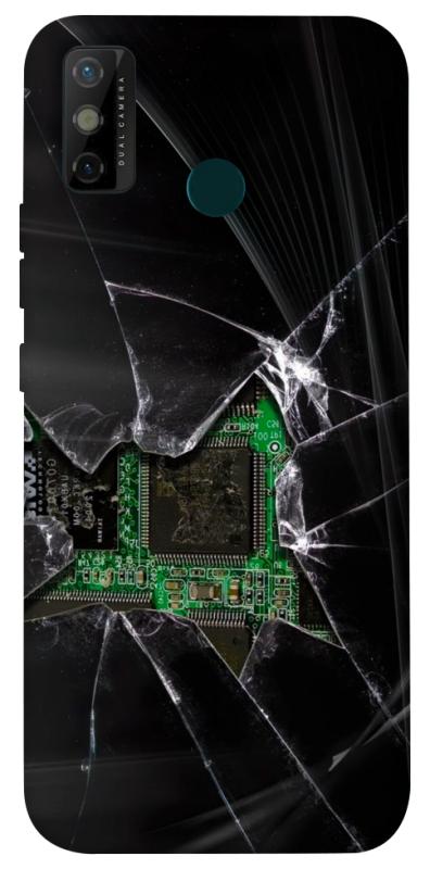 Чохол itsPrint Crash для TECNO Spark 6 Go, black, купити оптом з доставкою