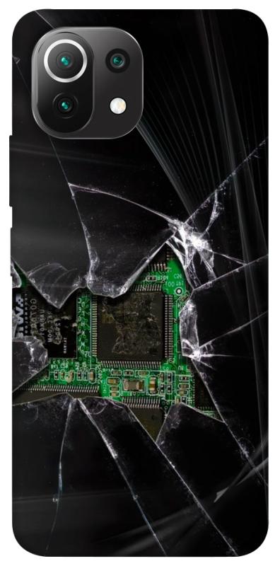 Чохол itsPrint Crash для Xiaomi Mi 11 Lite, black, купити оптом з доставкою