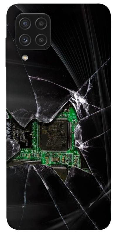 Чохол itsPrint Crash для Samsung Galaxy A22 4G, black, купити оптом з доставкою