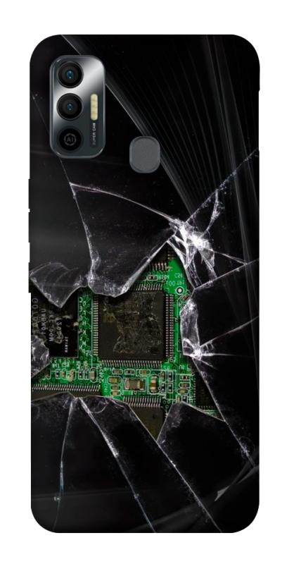 Чохол itsPrint Crash для TECNO Spark 7, black, купити оптом з доставкою