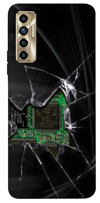 Чохол itsPrint Crash для TECNO Camon 17P, black, купити оптом з доставкою