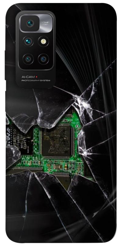Чехол itsPrint Crash для Xiaomi Redmi 10, black, купить оптом с доставкой