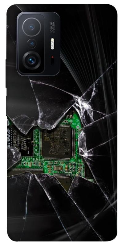 Чехол itsPrint Crash для Xiaomi 11T / 11T Pro, black, купить оптом с доставкой