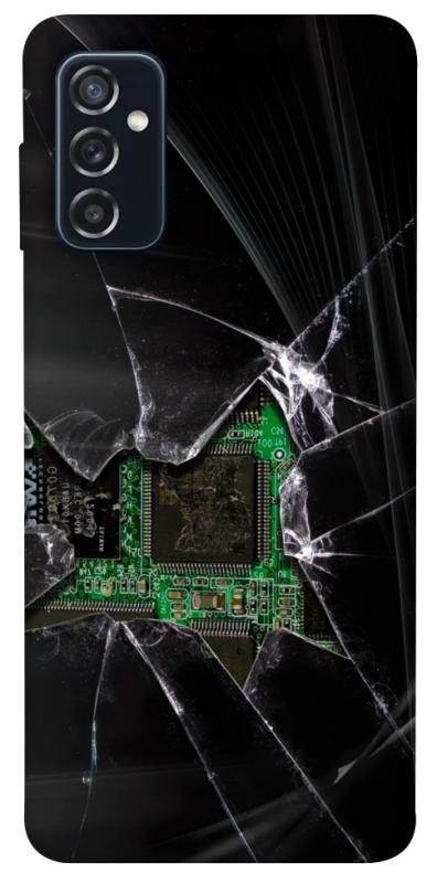 Чехол itsPrint Crash для Samsung Galaxy M52, black, купить оптом с доставкой