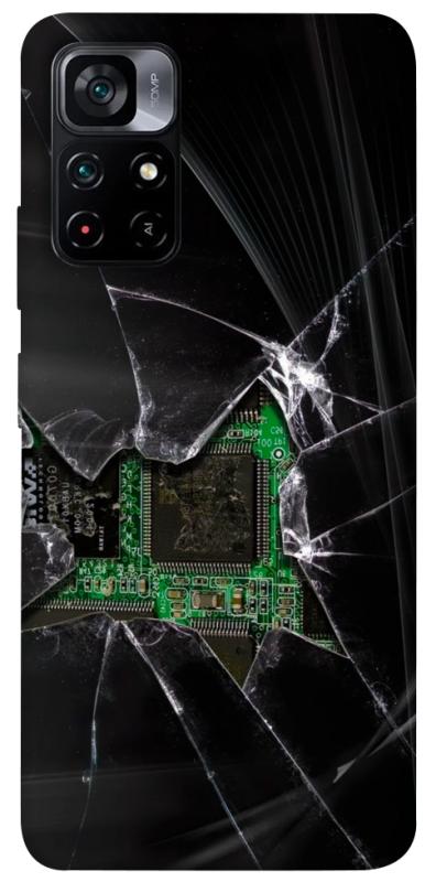Чехол itsPrint Crash для Xiaomi Poco M4 Pro 5G, black, купить оптом с доставкой