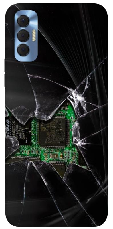 Чохол itsPrint Crash для TECNO Spark 8P, black, купити оптом з доставкою
