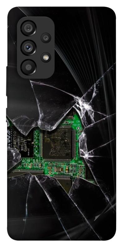 Чохол itsPrint Crash для Samsung Galaxy A53 5G, black, купити оптом з доставкою