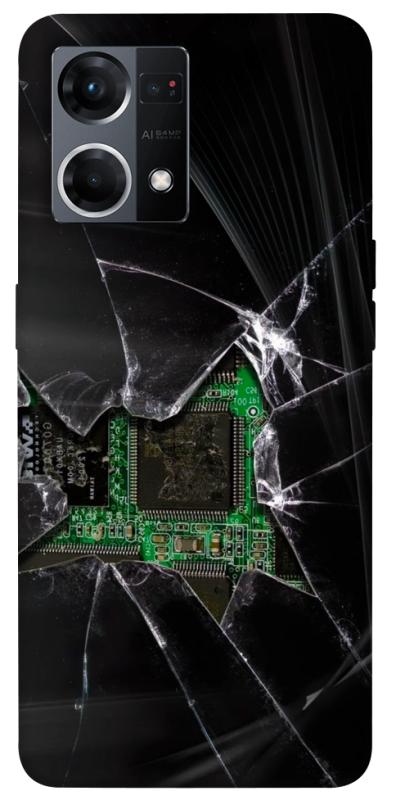 Чохол itsPrint Crash для Oppo Reno 7 4G, black, купити оптом з доставкою