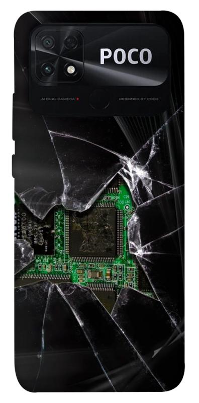 Чохол itsPrint Crash для Xiaomi Poco C40, black, купити оптом з доставкою