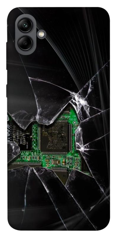 Чехол itsPrint Crash для Samsung Galaxy A04, black, купить оптом с доставкой