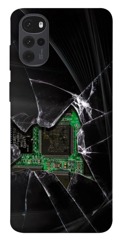 Чохол itsPrint Crash для Motorola Moto G22, black, купити оптом з доставкою