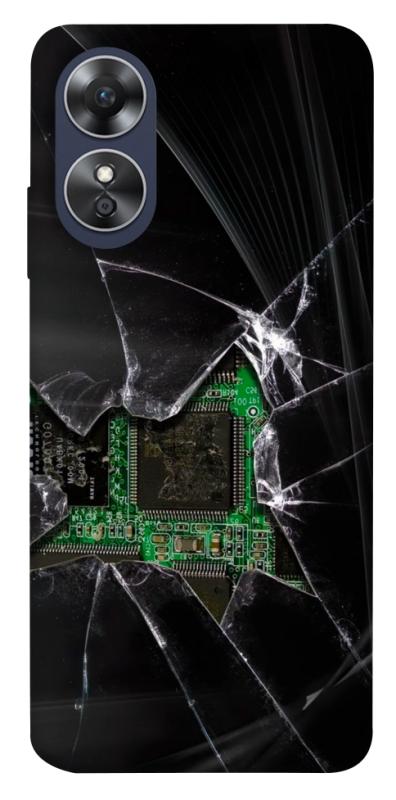 Чохол itsPrint Crash для Oppo A17, black, купити оптом з доставкою